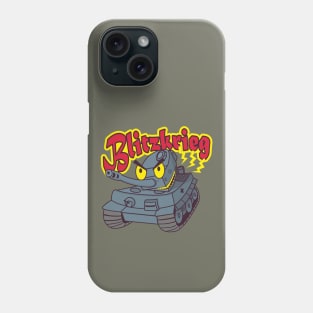 Cartoon tiger tank and blitzkrieg Phone Case