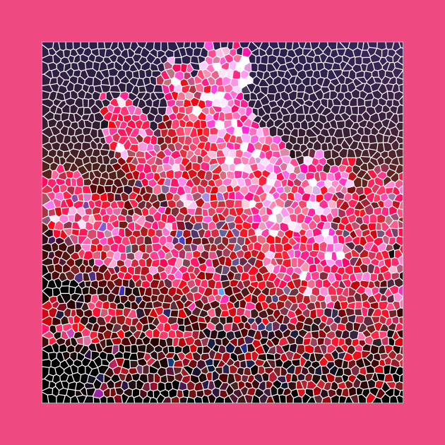 Pink coral artwork by Gaspar Avila