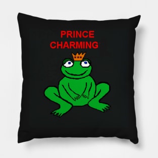 Frog Prince Charming Pillow