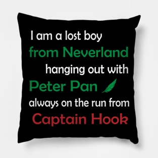 Lost Boy Peter Pan Inspired Design Pillow