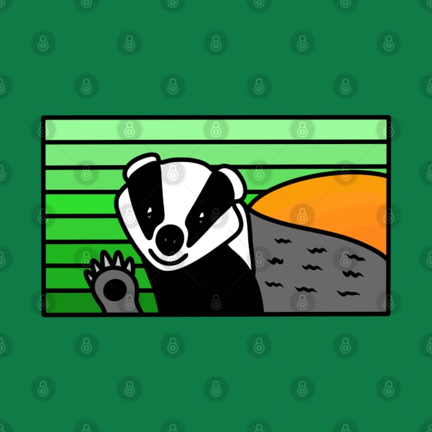 Funny Badger by Andrew Hau