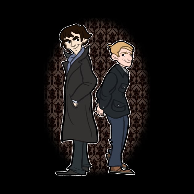 Sherlock and Watson by quietsnooze