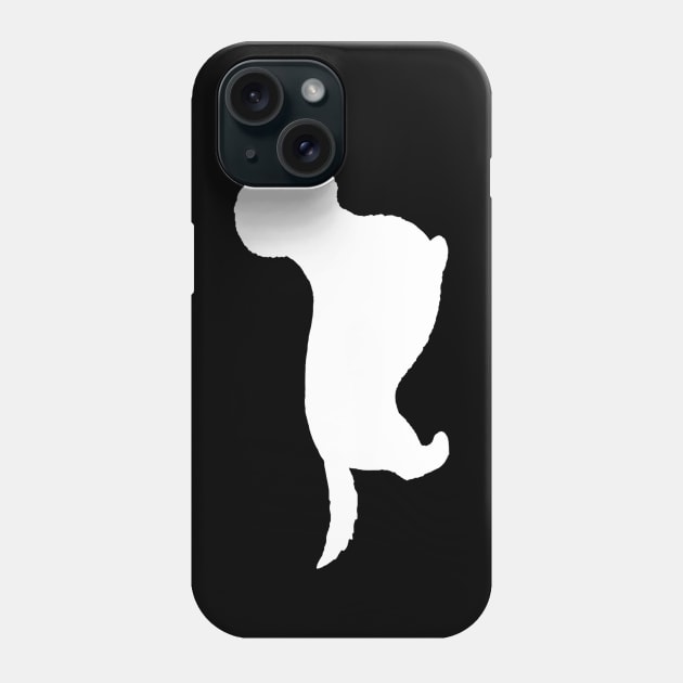 Dandie Dinmont Terrier Silhouette Phone Case by Coffee Squirrel