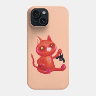 Ginger Cat - Coaly Bat Phone Case