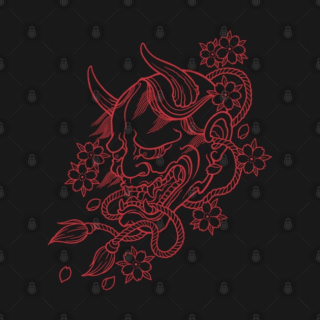 Hannya Mask (Rage Edition) by analogdreamz