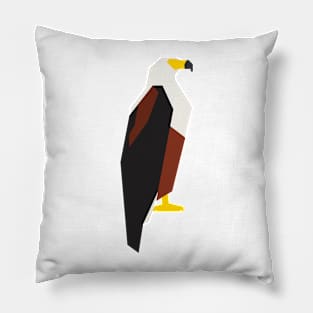 Graphic Nature - African Fish Eagle Pillow