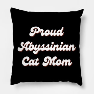 Abyssinian Cat Pillow