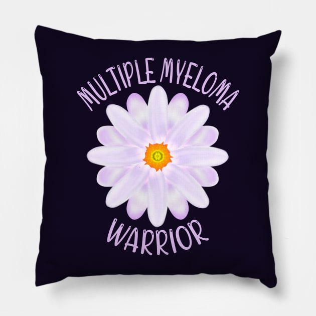 Multiple Myeloma Warrior Pillow by MoMido