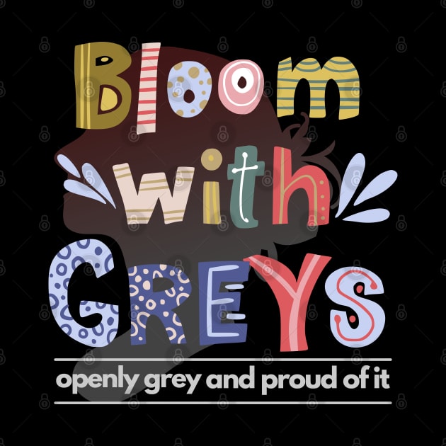 Bloom With Greys Openly Grey for ladies by Green Gecko Creative
