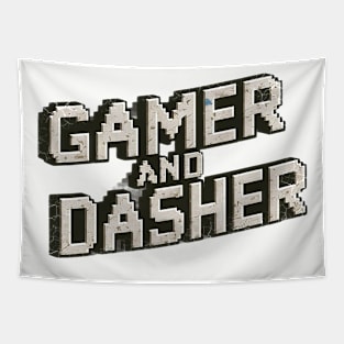 Gamer and Dasher the DoorDasher Tapestry