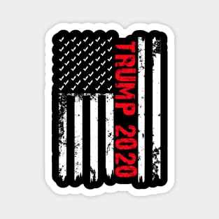 Trump 2020 American Flag Magnet