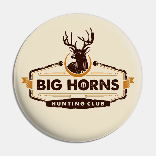 Deer Hunting Club Pin by michony