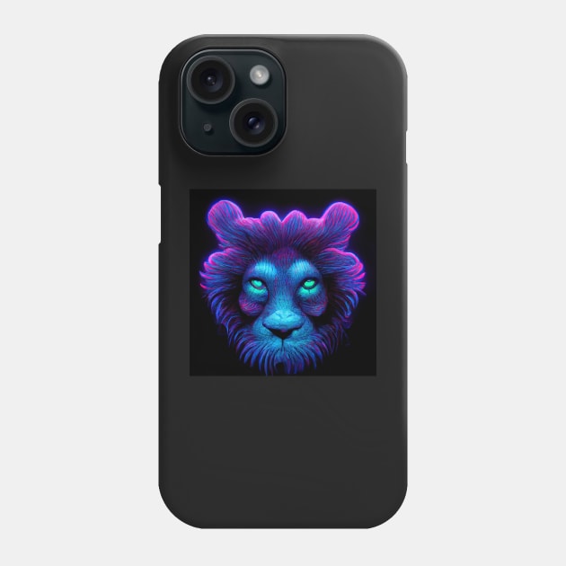 Psychedelic Lion Phone Case by RichieDuprey