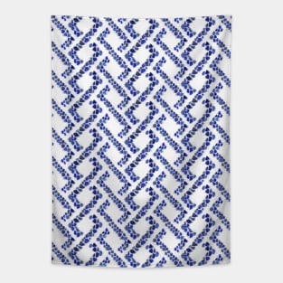 Sea glass - blue weave Tapestry