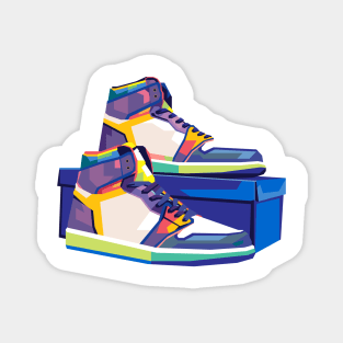 Sneaker WPAP Pop Art Magnet