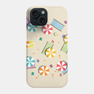 Summer day on the beach Phone Case