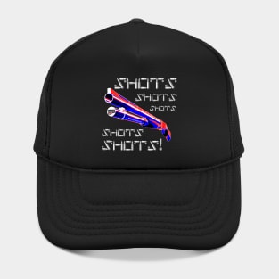 Shots with the Shotgun, v. Blk Bullet Text Hat