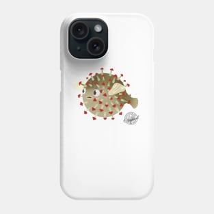 Coronavirus Pufferfish Phone Case