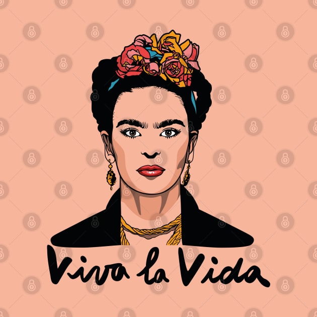 Viva la Vida Frida Kahlo by Tagor_store