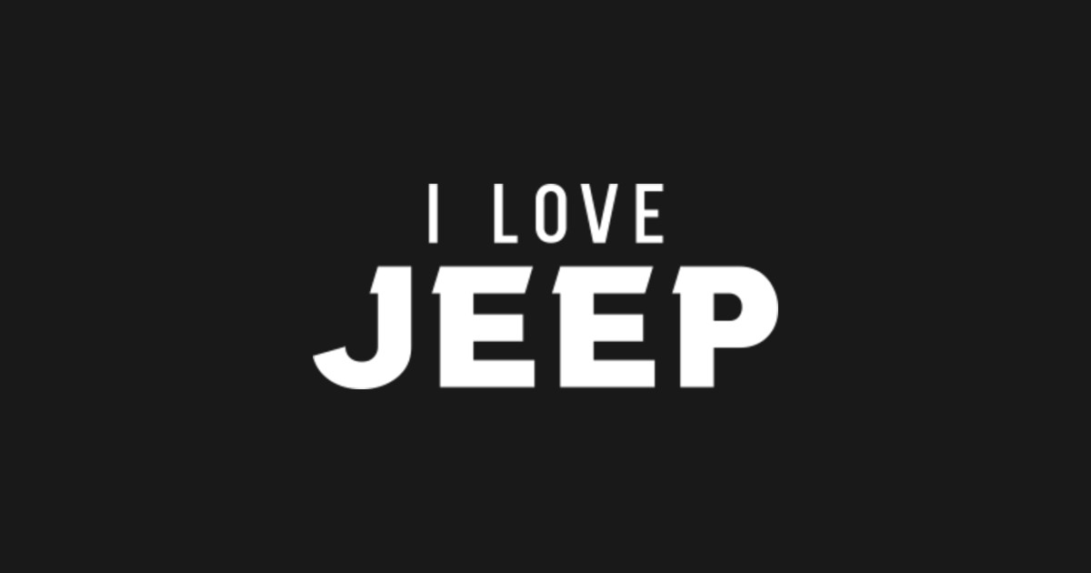 I love jeep tee for jeep lovers Jeep Sticker TeePublic