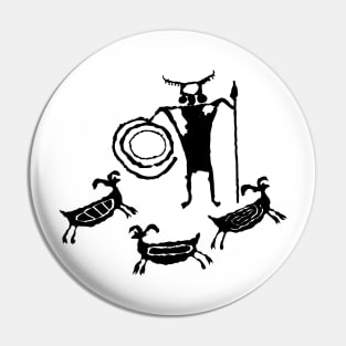 Petroglyph I Pin