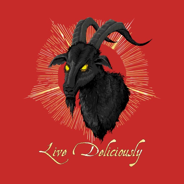 Black Phillip - Live Deliciously (The Witch) by forge22