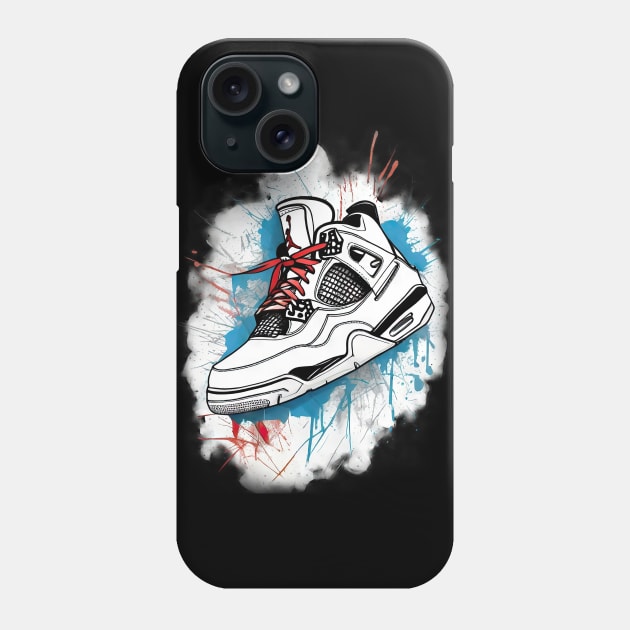 AJ IV SKetch - SteetArt Phone Case by Buff Geeks Art