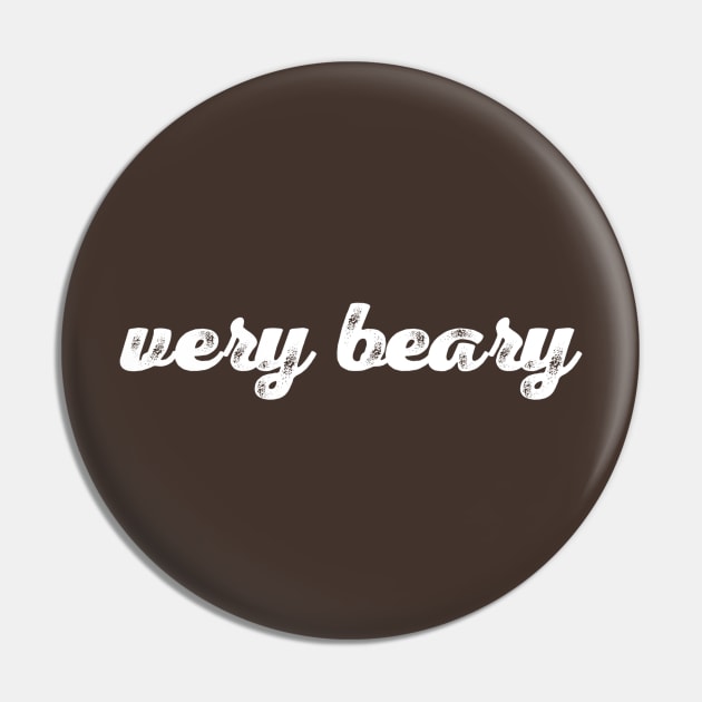 Very Beary Pin by JasonLloyd