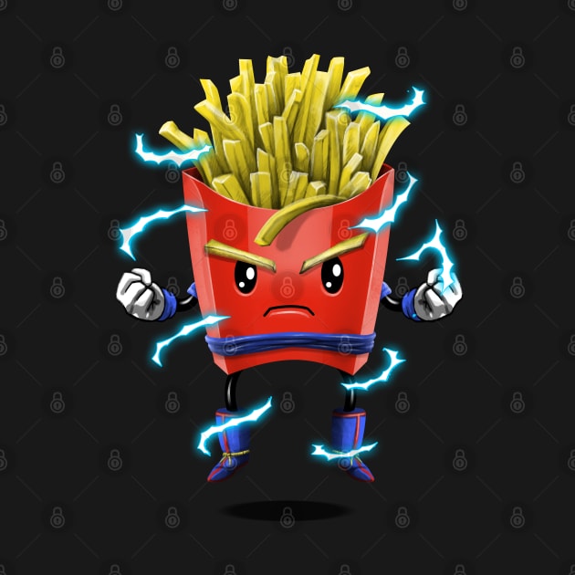 Saiyan Fries by Vincent Trinidad Art