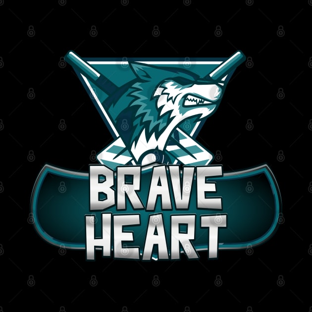 Brave Heart by Wolf Clothing Co