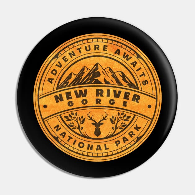 New River Gorge National Park Pin by JordanHolmes