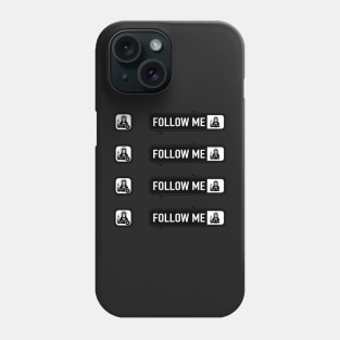 jesus follow request sticker set Phone Case