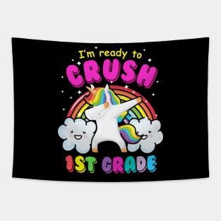 I'm ready to crush 1st grade dabbing Unicorn 2 Tapestry