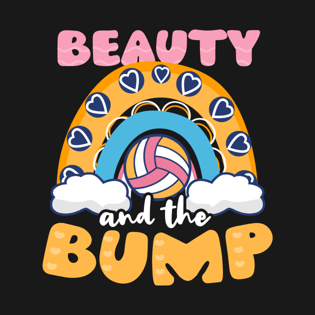 Volleyball Pregnancy Shirt | Beauty And The Bump by Gawkclothing