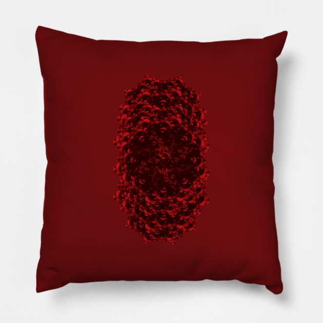 Physiological lion pattern design Pillow by peachlovingkote