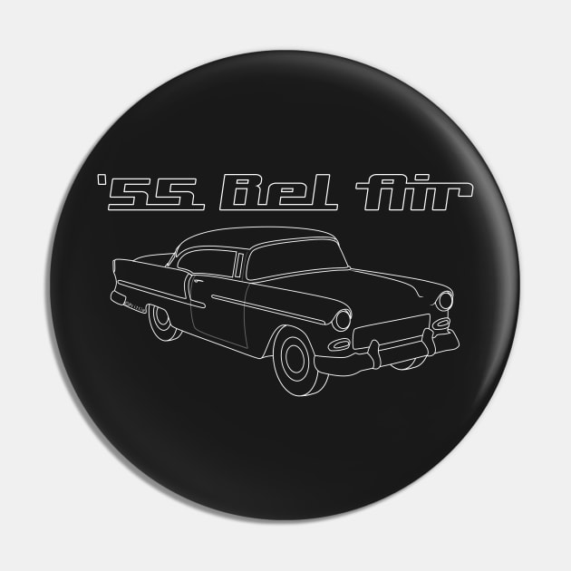 55 Chevy Bel Air Pin by SeattleDesignCompany