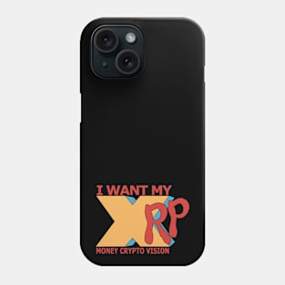 I Want My XRP Design Red-Yellow-Blue Phone Case