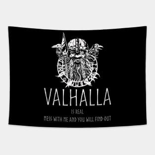 Valhalla Is Real Tapestry