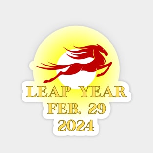 Leap Year 2024 Magnet