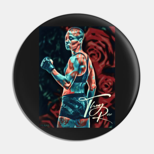 Thug Rose Namajunas Pin by SavageRootsMMA