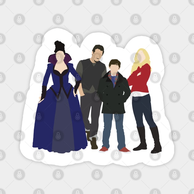 Swanfire Queen Family Magnet by eevylynn