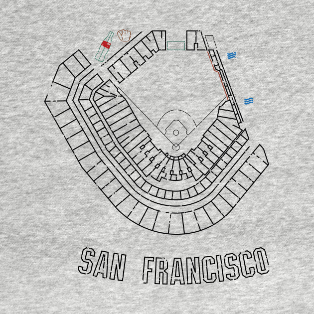 Discover AT&T Park - Giants - T-Shirt