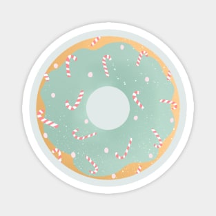 Candy cane donut Magnet