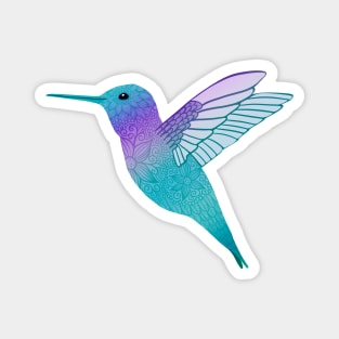 Zen Hummingbird Magnet