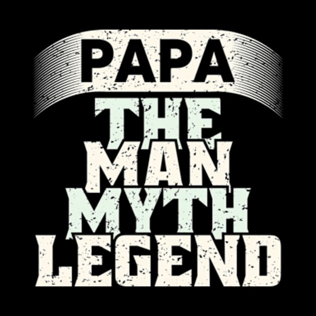 The Man The Myth The Legend Shirt for Mens Papa Dad Daddy by teenices