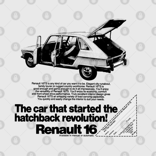 RENAULT 16 - advert by Throwback Motors