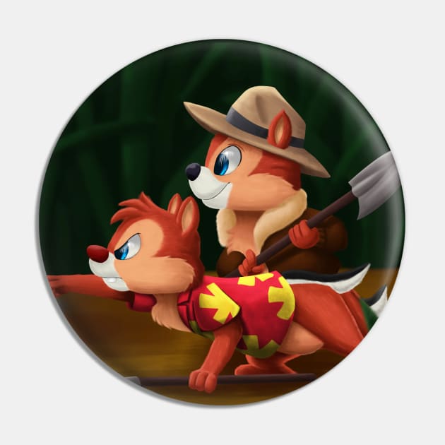 Chip 'n' Dale Pin by JonWKhoo