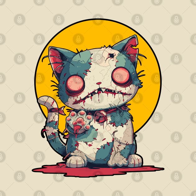 Zombie Cat (ゾンビキャット) by Rowdy Designs