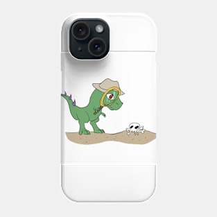 Dino Paleontologist Phone Case