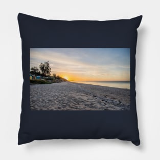 Dromana Boat Sheds, Dromana, Mornington Peninsula, Victoria, Australia Pillow